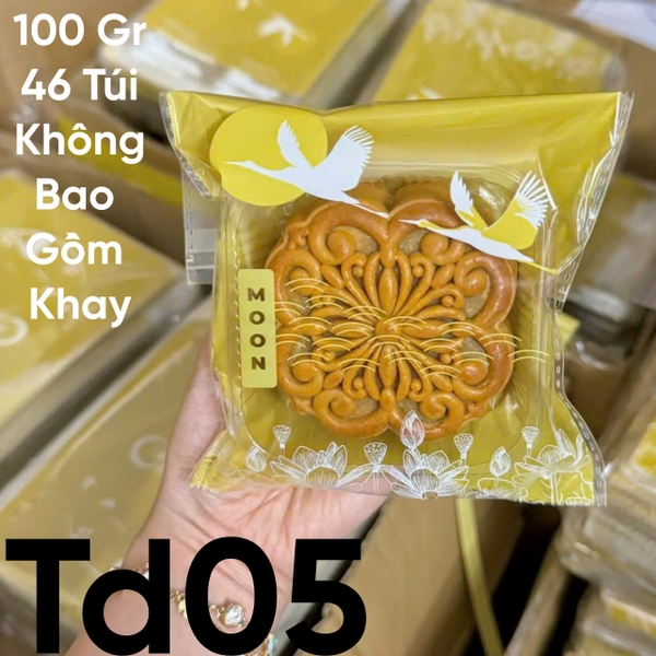 100Gr Túi Dán - Bánh Trung Thu MD11 - Mẫu TD05 (46 Túi)