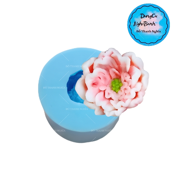 Khuôn Silicon - Hoa Cúc - Nhuỵ P13 4.6cm