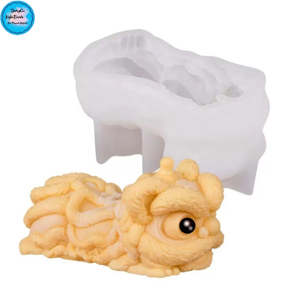 Khuôn Silicon - Động Vật - Rồng Con Rồng Con Lân 10cm
