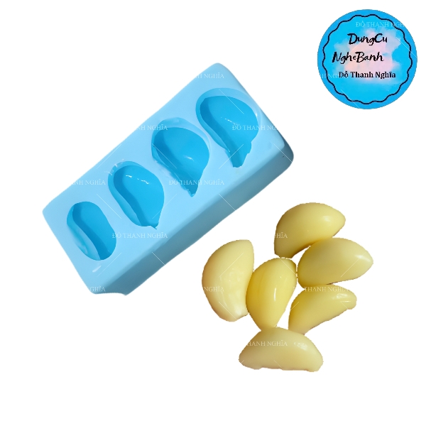 Khuôn Silicon - Rau Củ - Tỏi Vĩ 4 Tỏi