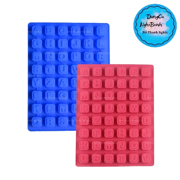 Khuôn Silicon - Chữ K Số - 2cm - Bậc Vuông