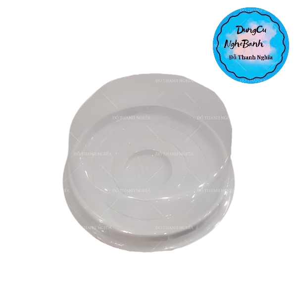 Hộp Nhựa - Tròn H24 - 14cm Cao 5.5cm - Đế Trắng