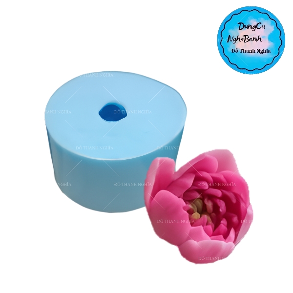 Khuôn Silicon - Hoa Sen Nở - Hoa Sen Nhuỵ 5.5cm