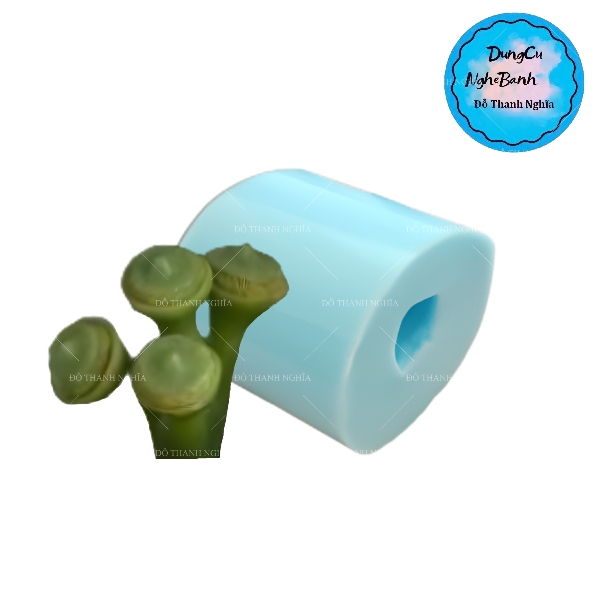 Khuôn Silicon - Hoa Sen Đài Sen