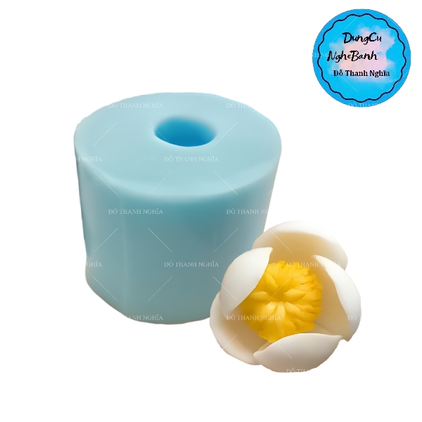 Khuôn Silicon - Hoa Sen 2.5cm