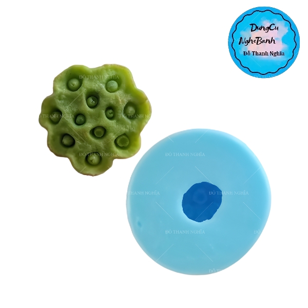 Khuôn Silicon - Hoa Sen Đài Sen 3.5cm