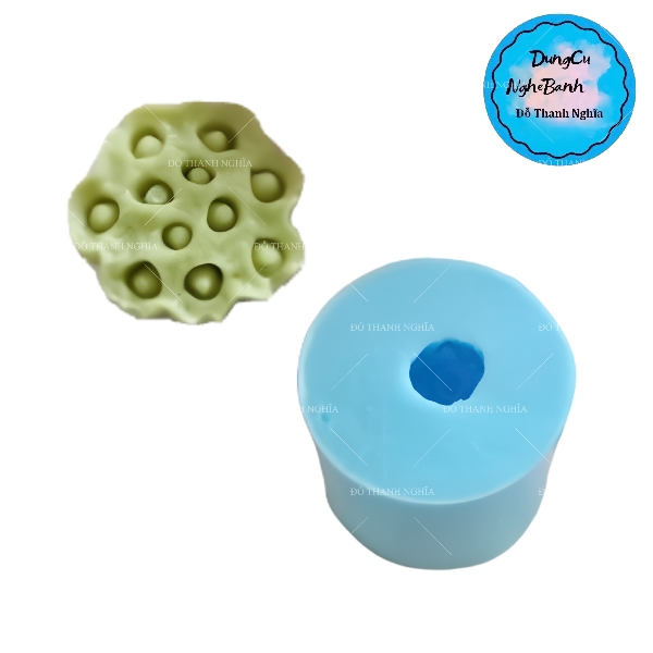 Khuôn Silicon - Hoa Sen Đài Sen 3.5cm