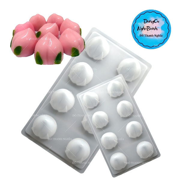 Vĩ Nhựa PP - Trái Đào - YT092 - 8c - Đào 4.5x32cm