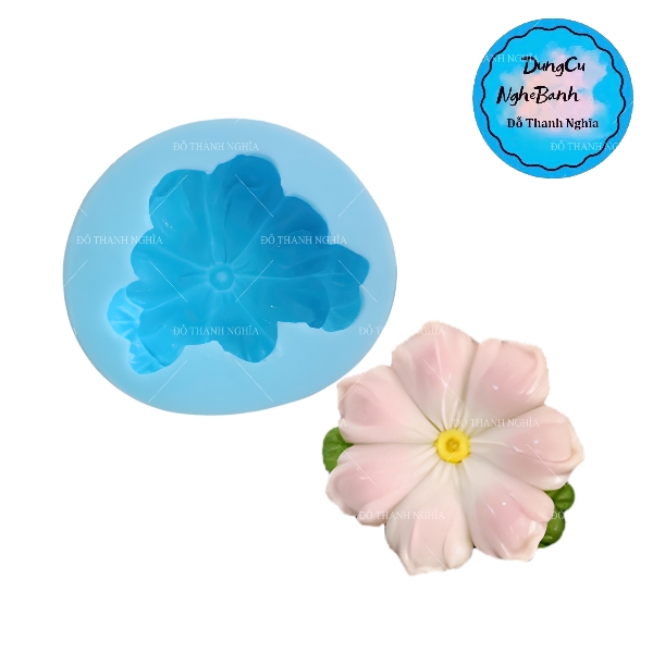 Khuôn Silicon - Hoa Mai Đào Nằm - Yb-180