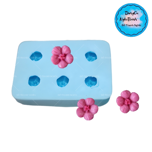 Khuôn Silicon - Hoa Mai Đào V30 -sl 40k