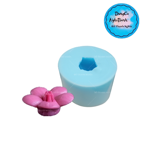 Khuôn Silicon - Hoa Mai Đào v31 - hoa trung V31-3.2cm