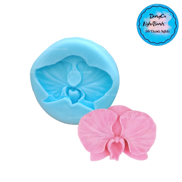 Khuôn Silicon - Hoa Lan 5.8cm chung thùng 4232