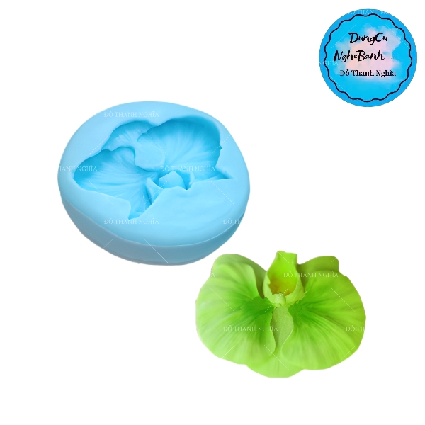 Khuôn Silicon - Hoa Lan 5.8cm chung thùng 4232