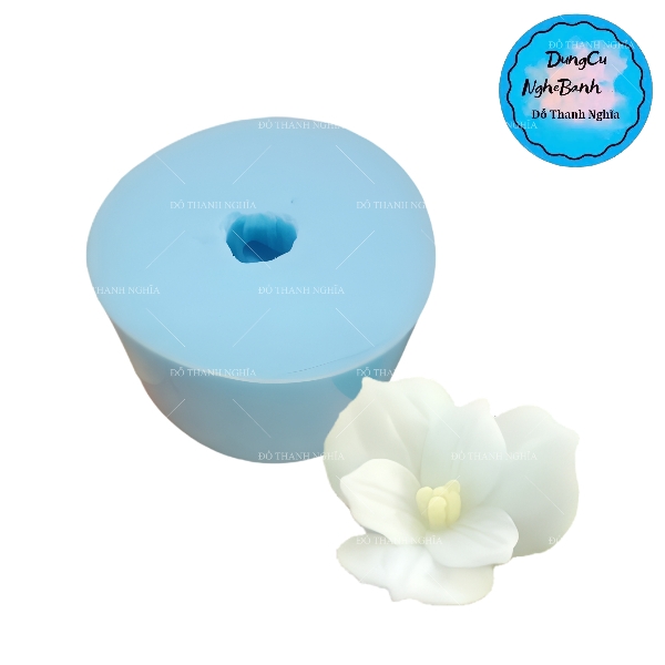 Khuôn Silicon - Hoa Lan 5.3cm