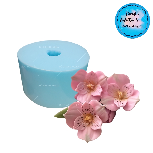 Khuôn Silicon - Hoa Lan 5.3cm