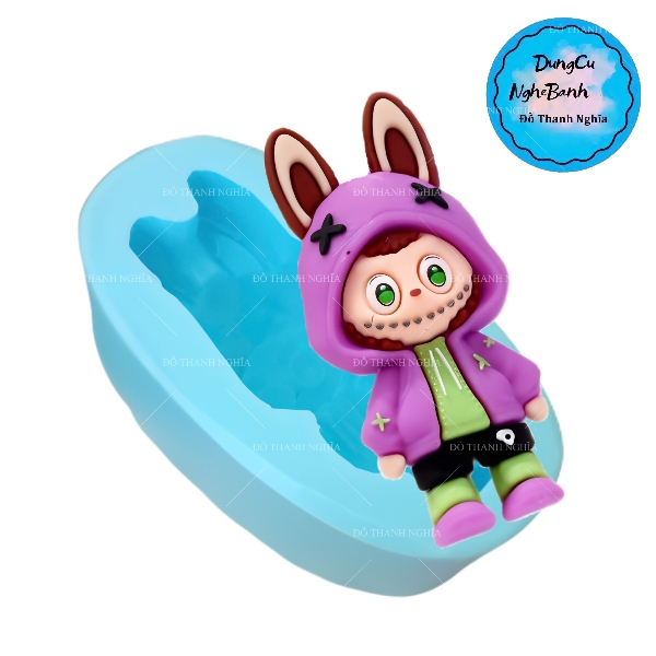 Khuôn Silicon - Labubu Nhỏ - Áo Choàng