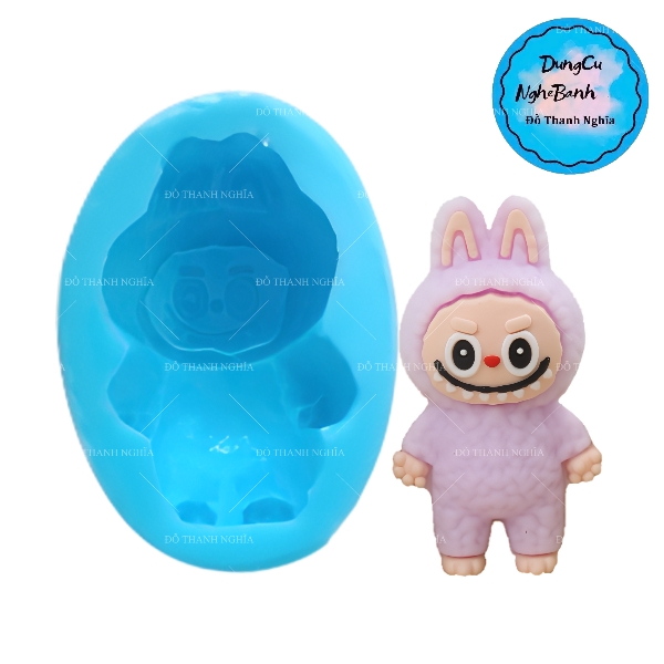 Khuôn Silicon - Labubu Nhỏ - Trơn