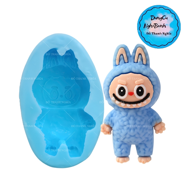 Khuôn Silicon - Labubu Nhỏ - Trơn Lớn