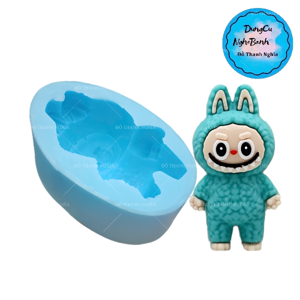 Khuôn Silicon - Labubu Nhỏ - Trơn Lớn