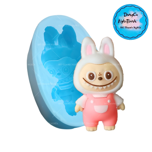 Khuôn Silicon - Labubu Nhỏ - Mặc Yếm