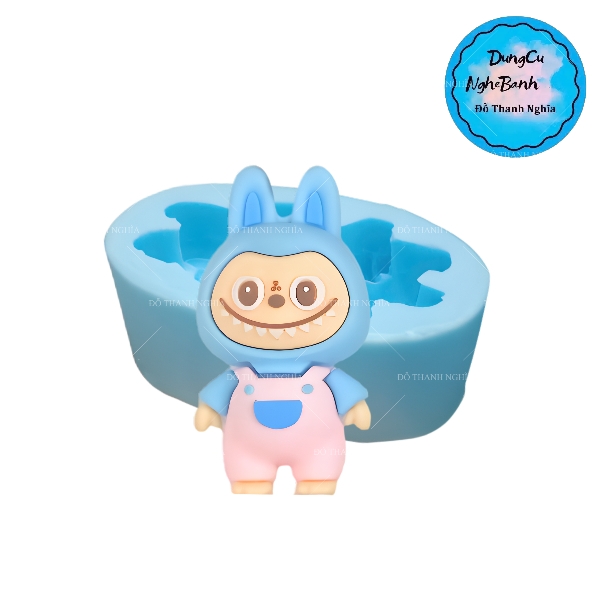 Khuôn Silicon - Labubu Nhỏ - Mặc Yếm