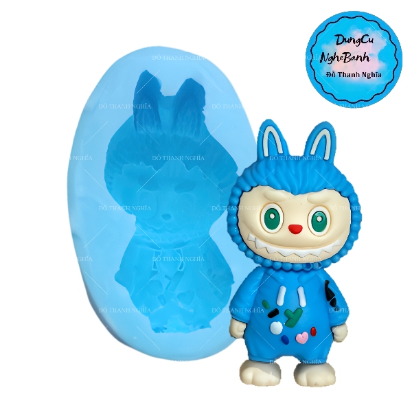 Khuôn Silicon - Labubu Nhỏ - Áo Bánh Kẹo