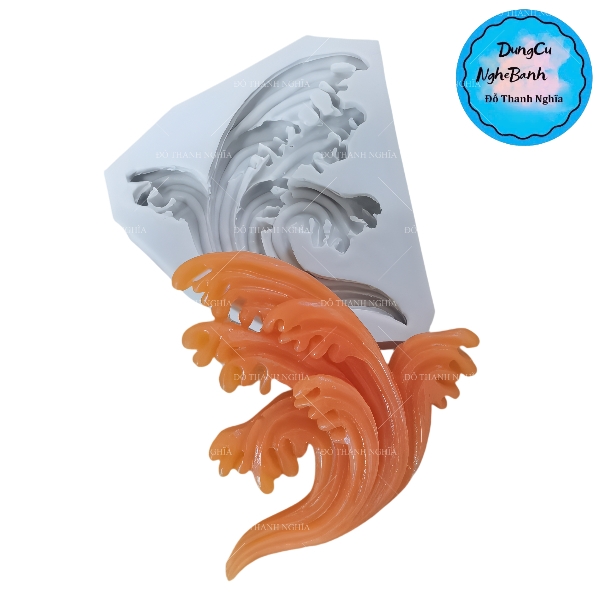 Khuôn Silicon - Biển - Ngọn Sóng Nhỏ 1c