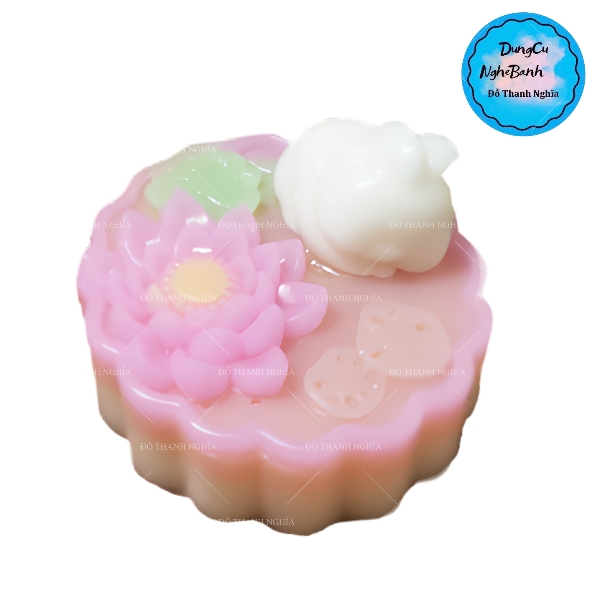 Khuôn Silicon - Động Vật - Con Thỏ Hoa Sen A
