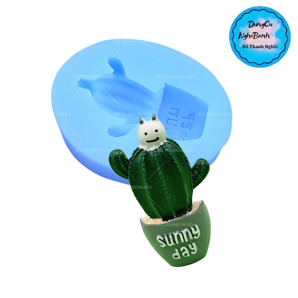 Khuôn Silicon - Sen Đá Sunny - Gấu