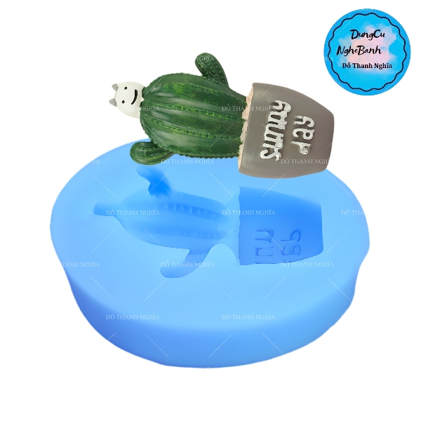 Khuôn Silicon - Sen Đá Sunny - Gấu