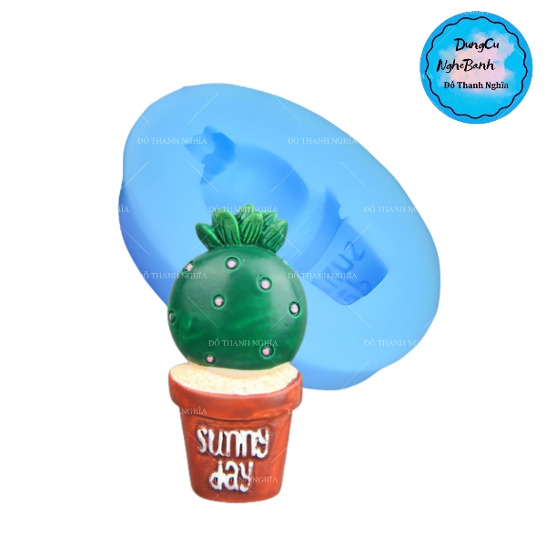 Khuôn Silicon - Sen Đá Sunny - Ngọn