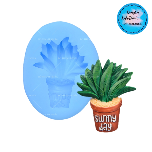 Khuôn Silicon - Sen Đá Sunny - Bụi