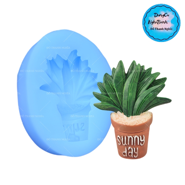 Khuôn Silicon - Sen Đá Sunny - Bụi
