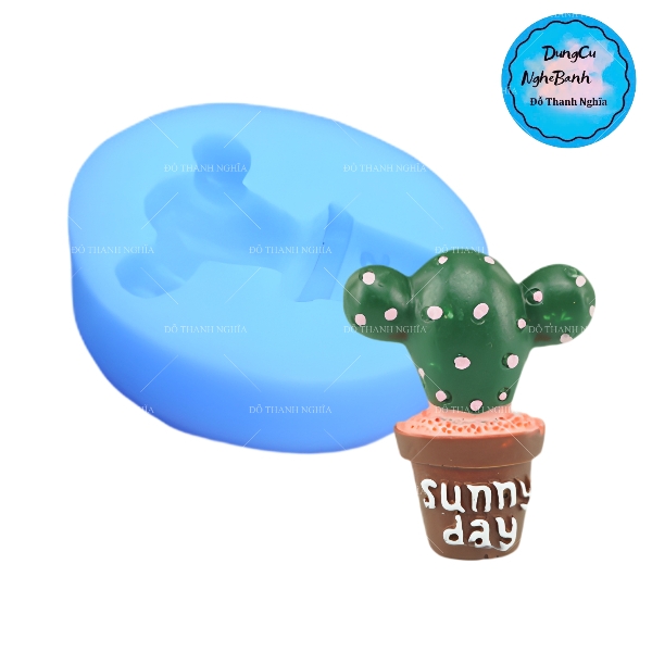 Khuôn Silicon - Sen Đá Sunny - Tai