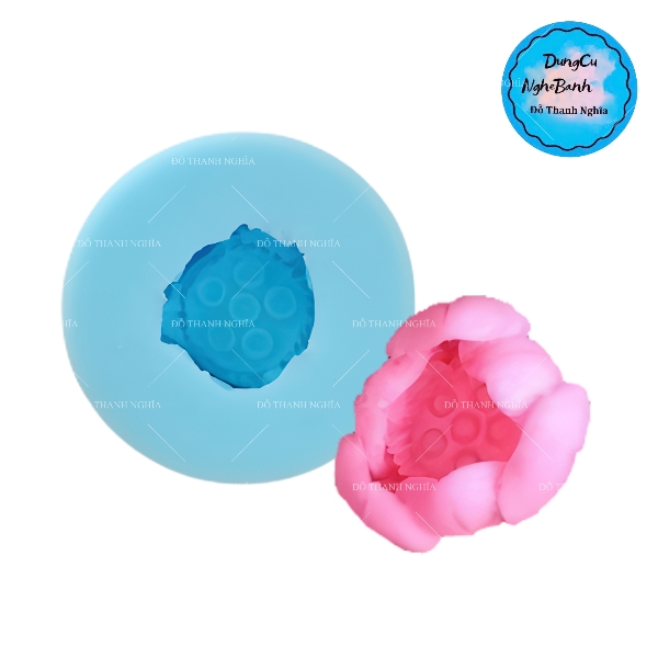 Khuôn Silicon - Hoa Sen Thái Mini - búp sen nở nhỏ