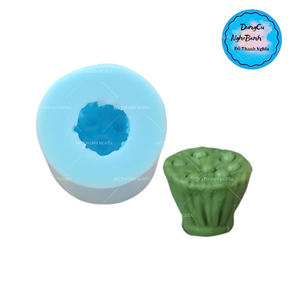 Khuôn Silicon - Hoa Sen Thái Mini - đài sen nhỏ