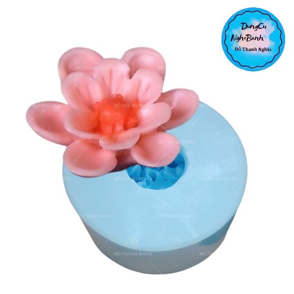 Khuôn Silicon - Hoa Mai Đào - 4.7cm - 2 Tầng 12 Cánh a3