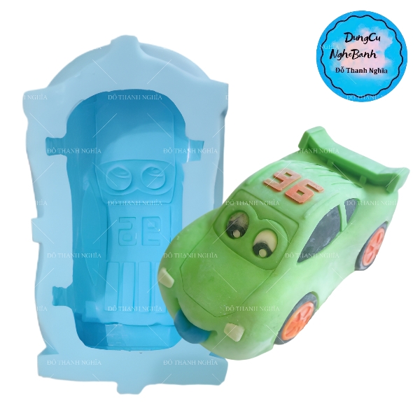 Khuôn Silicon - Xe Cộ - Xe Hơi Thể Thao Xe Đua Lớn 15cm