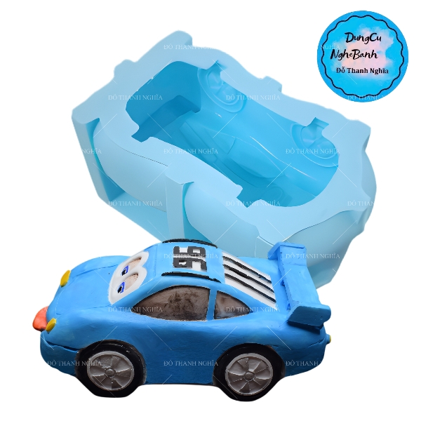 Khuôn Silicon - Xe Cộ - Xe Hơi Thể Thao Xe Đua Lớn 15cm