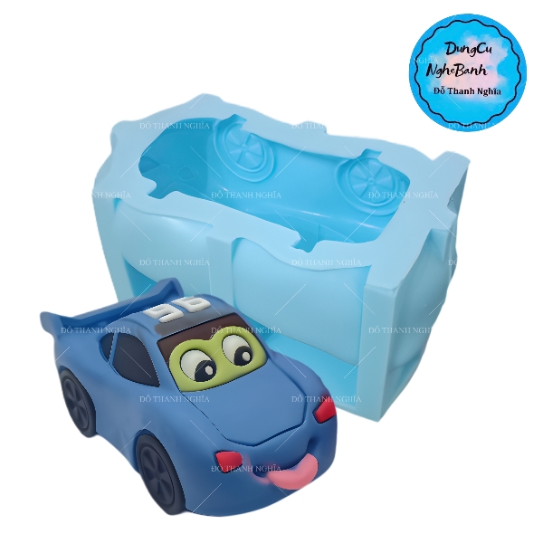 Khuôn Silicon - Xe Cộ - Xe Hơi Thể Thao Xe Đua Lớn 15cm