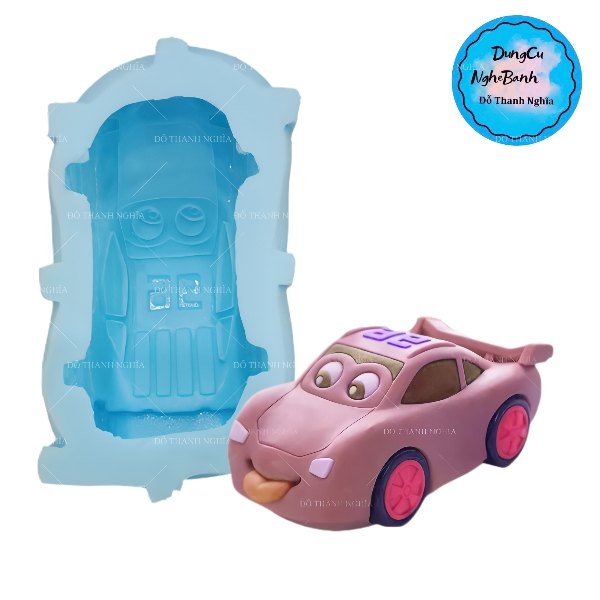 Khuôn Silicon - Xe Cộ - Xe Hơi Thể Thao Xe Đua Lớn 10.5cm