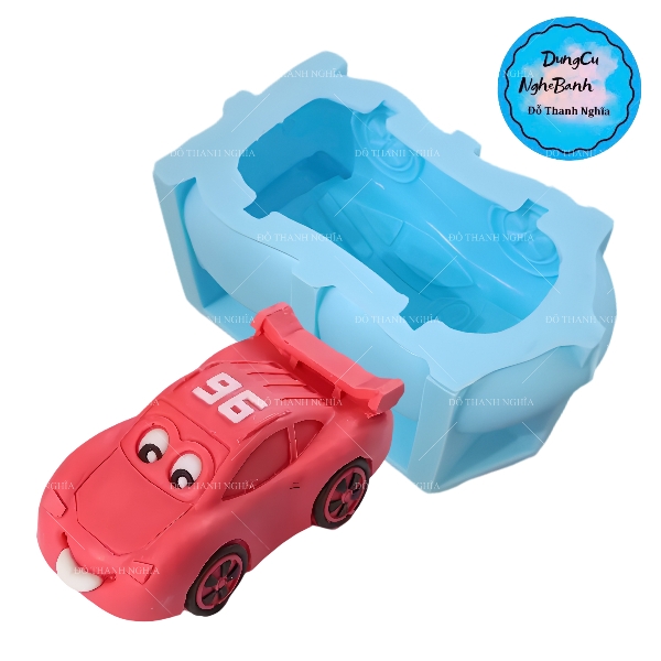 Khuôn Silicon - Xe Cộ - Xe Hơi Thể Thao Xe Đua Lớn 10.5cm