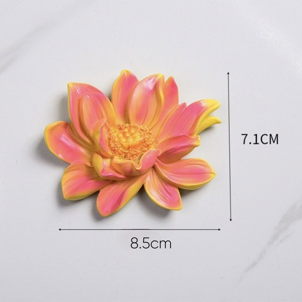 Khuôn Silicon - Mặt Ép Hoa Sen - Sen Cánh Rũ 10cm