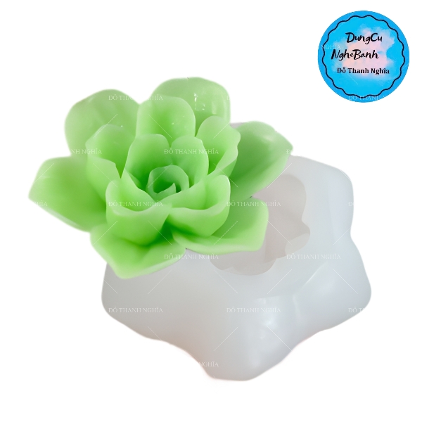 Khuôn Silicon - Hoa Cúc - Cánh Thẳng - 7.6cm