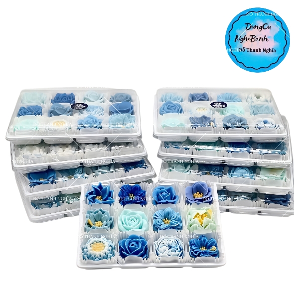 Hộp Nhựa Đế Trắng 12 Ngăn - 12 Ô