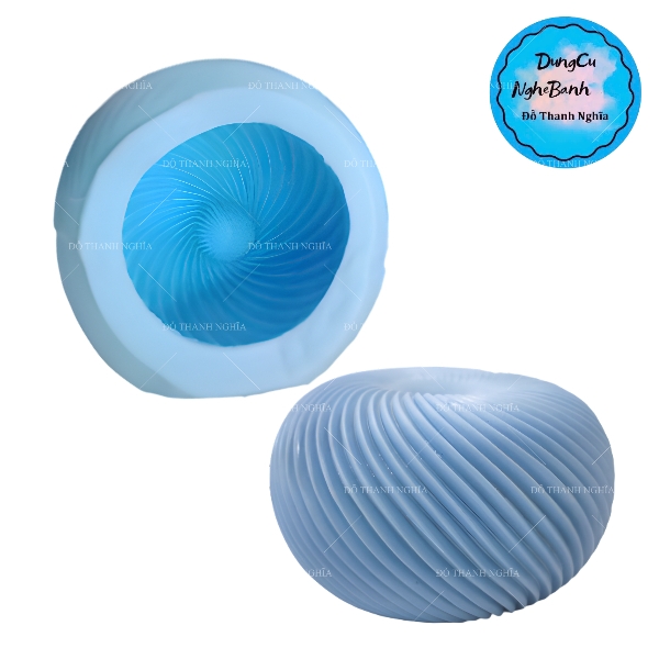 Khuôn Silicon - Trái Cây - Táo Xoắn 8cm