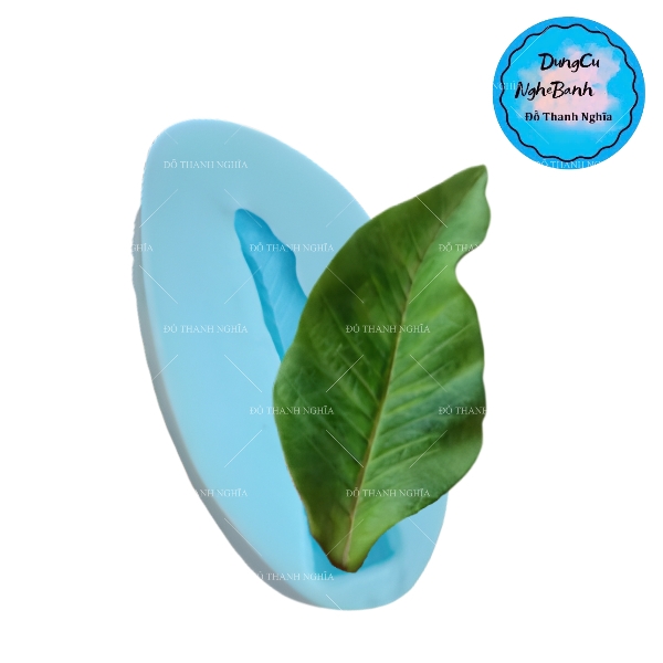 Khuôn Silicon - Lá Hồng Lớn 1c
