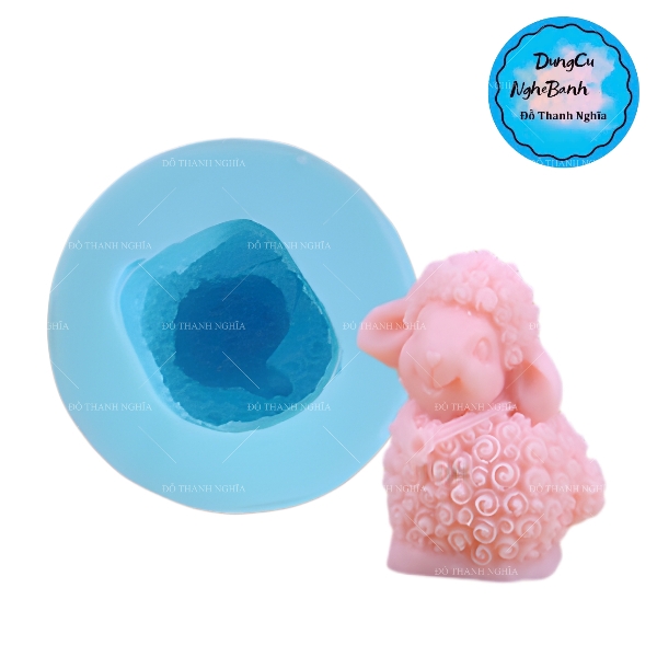 Khuôn Silicon - Động Vật - Cừu - Huy Chương 5.8