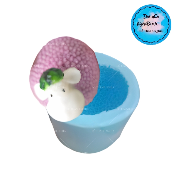 Khuôn Silicon - Động Vật - Cừu - Nghiêng Đầu 6cm