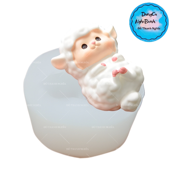 Khuôn Silicon - Động Vật - Cừu Nằm